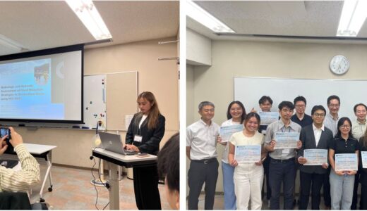 フィリピン大学ロスバニョス校の学生がインターンシッププログラムに参加